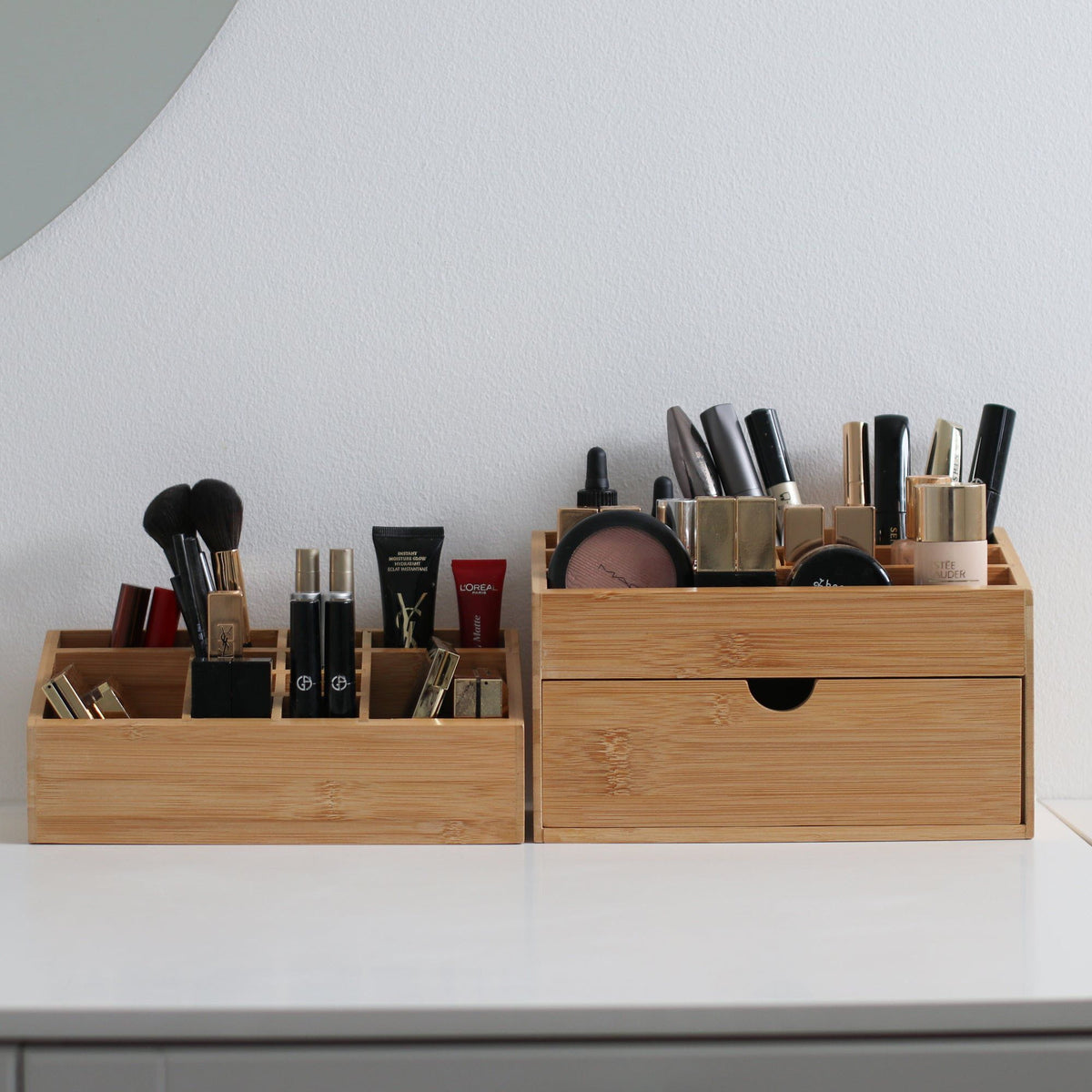 Kasser Makeup opbevaring aestetisk ele living